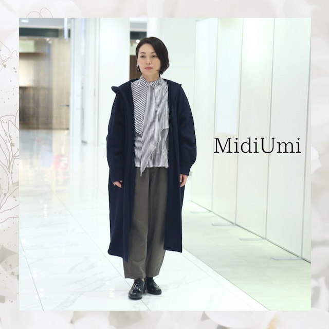 MidiUmi/3-729340ミディウミ/ フード付きロングコート