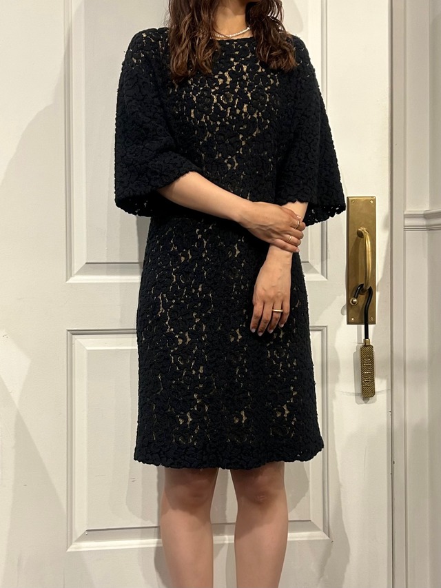 Chloé / vintage black race dress.