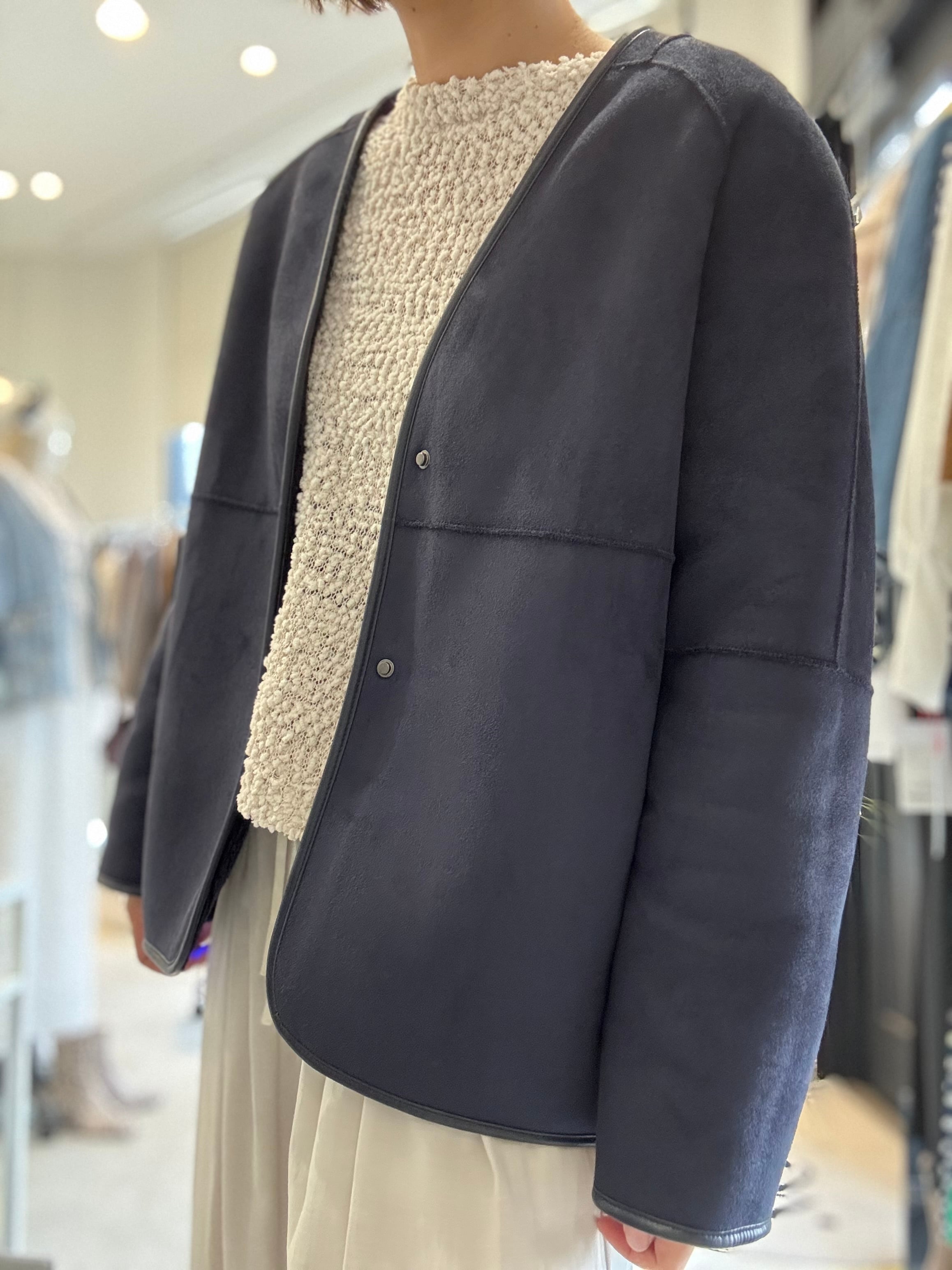 【PASSIONE】リバーシブルムートンボアコート