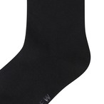 ANEW WOMEN SIGNATURE JACQUARD KNEE SOCKS [サイズ: F (AGDUWSC05BKF)] [カラー: BLACK]