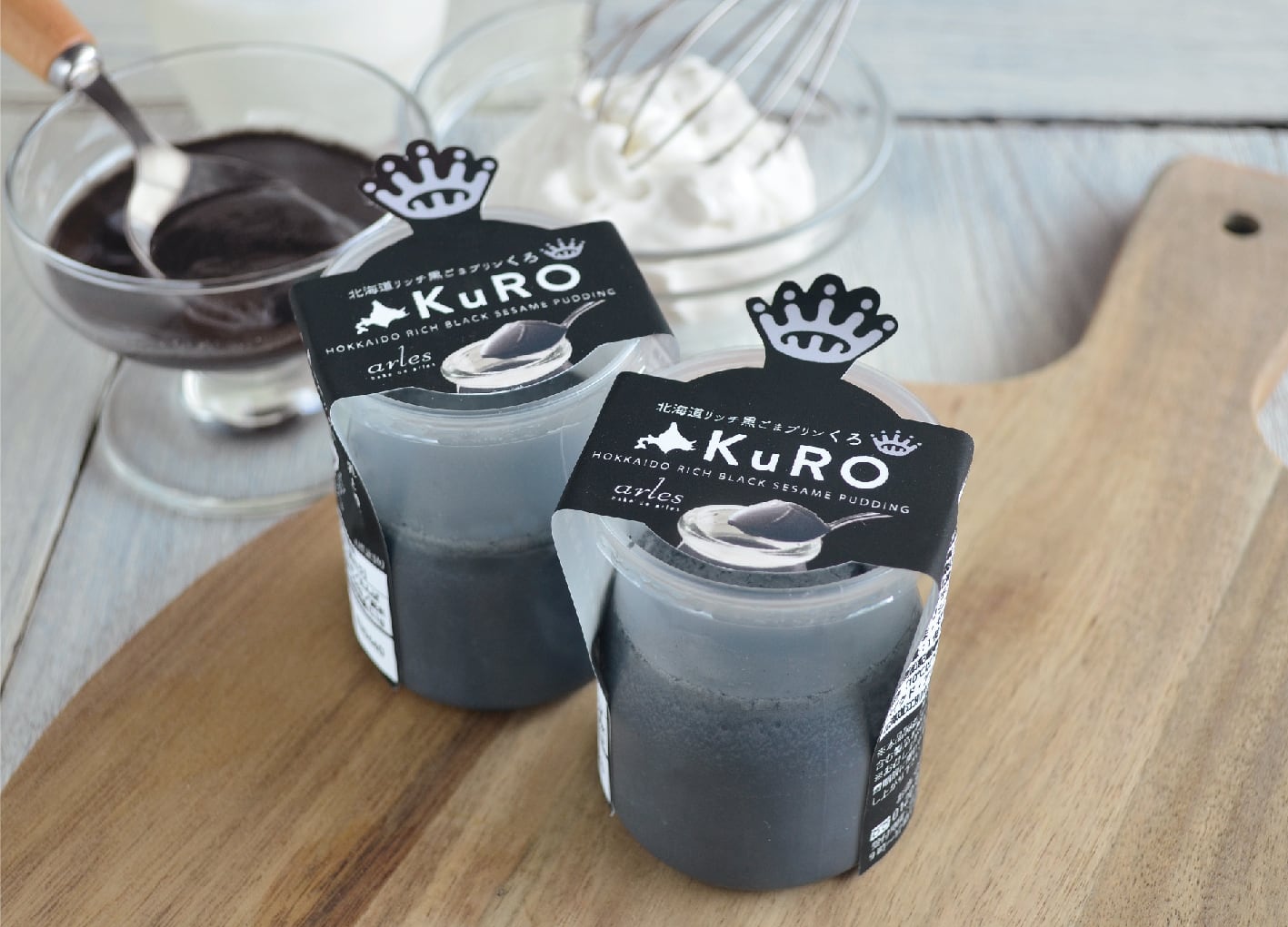 北海道リッチ黒ごまプリンKuRO〜くろ〜6個セット | 北海道の洋菓子店