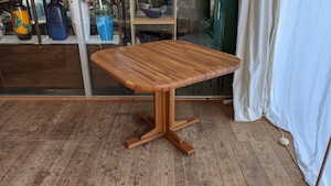 Vintage Oak Dining Table ナラ無垢材　集成材　ダイニングテーブル　送料込