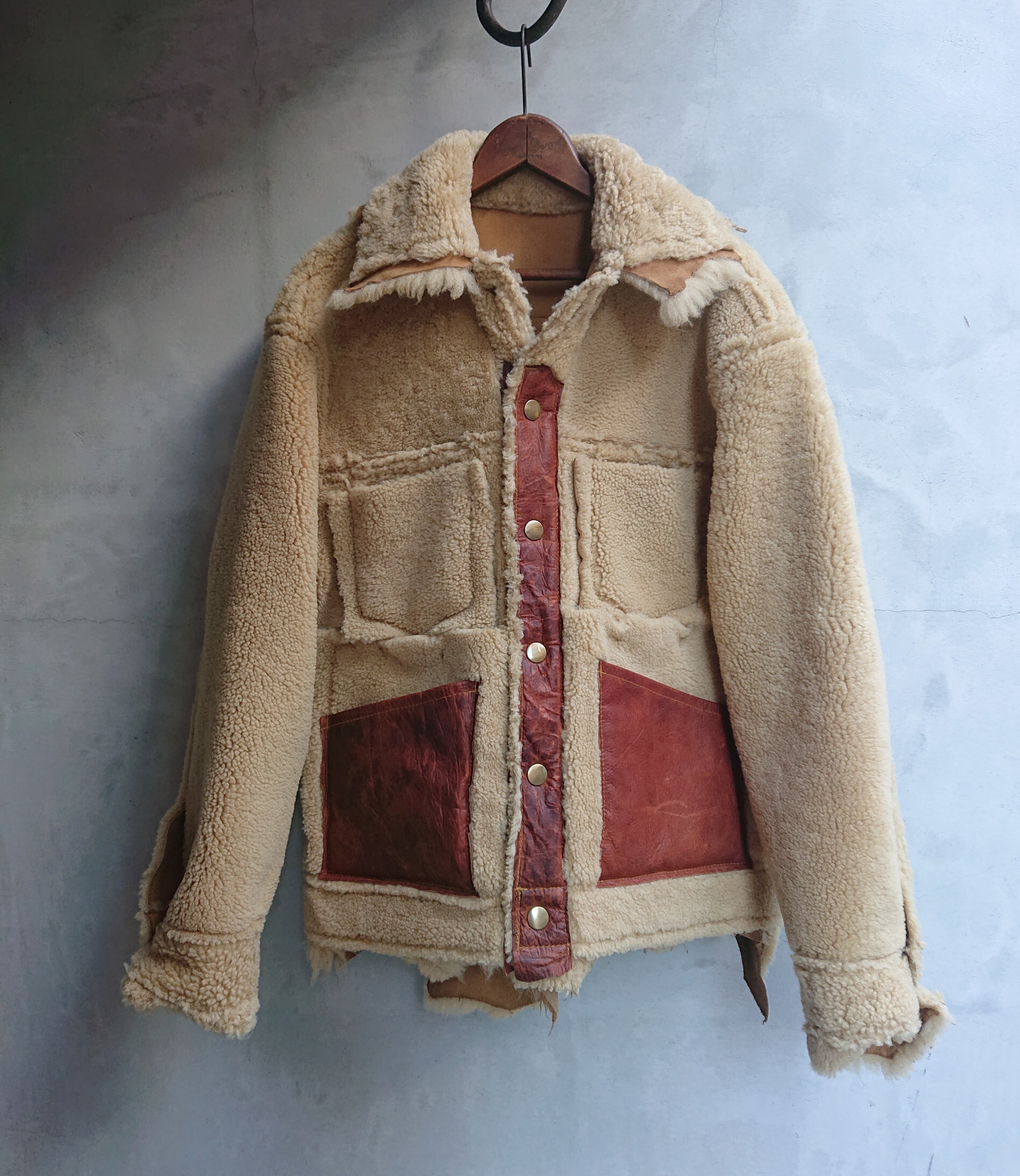 GOODKARMA DEVELOPMENT MOUTON TRUCKER JACKET 