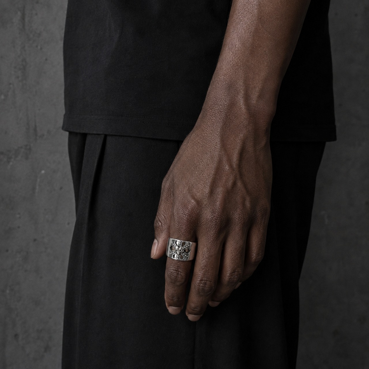 STUD RING [F]  HEART / スタッドリングF・ハート