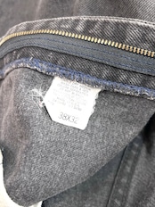 90s Lee 200 "BLACK" DENIM PANTS MADE IN USA Size W38L32→W38L31.5