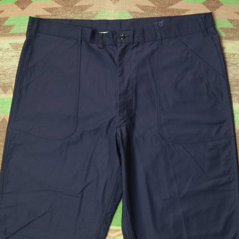 70s U.S.NAVY Dark Blue Utility Trousers （実寸W44） DEAD