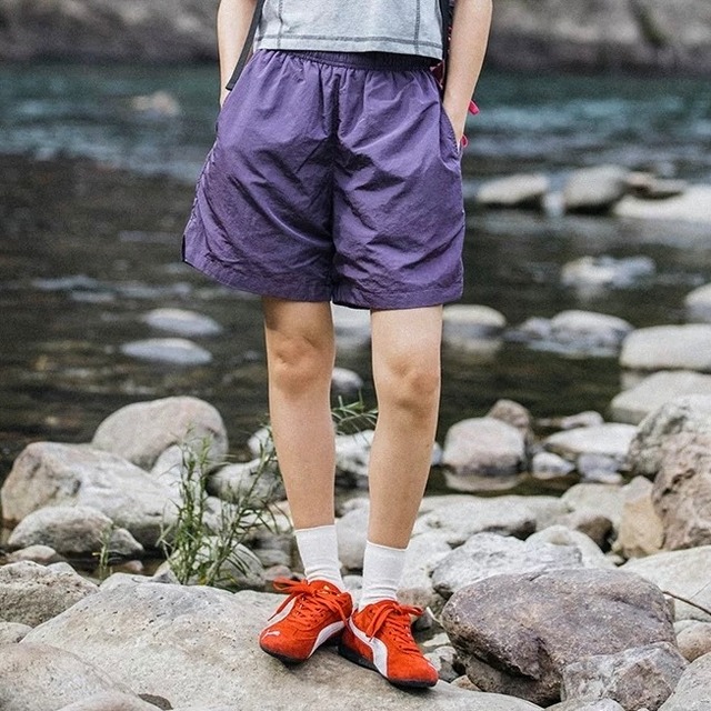 ワイドレッグハーフパンツ　J0272