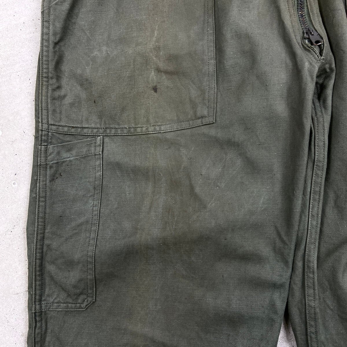 60年代 フランス軍 AIR FORCE メカニックパンツ メンズW32相当 古着