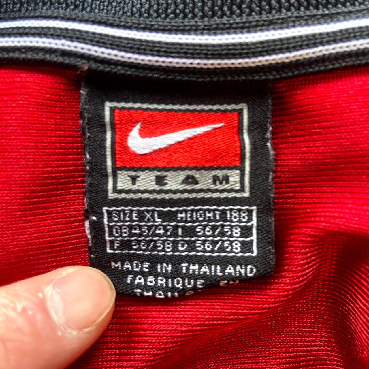 90年代 NIKE ナイキ 長袖 フットボールシャツ メンズXL 古着 サッカー ...