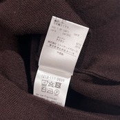 BEAUTY&YOUTH ビューティーアンドユース コットン ナイロン ニット セーター L/ダークブラウン系 メンズ シンプル