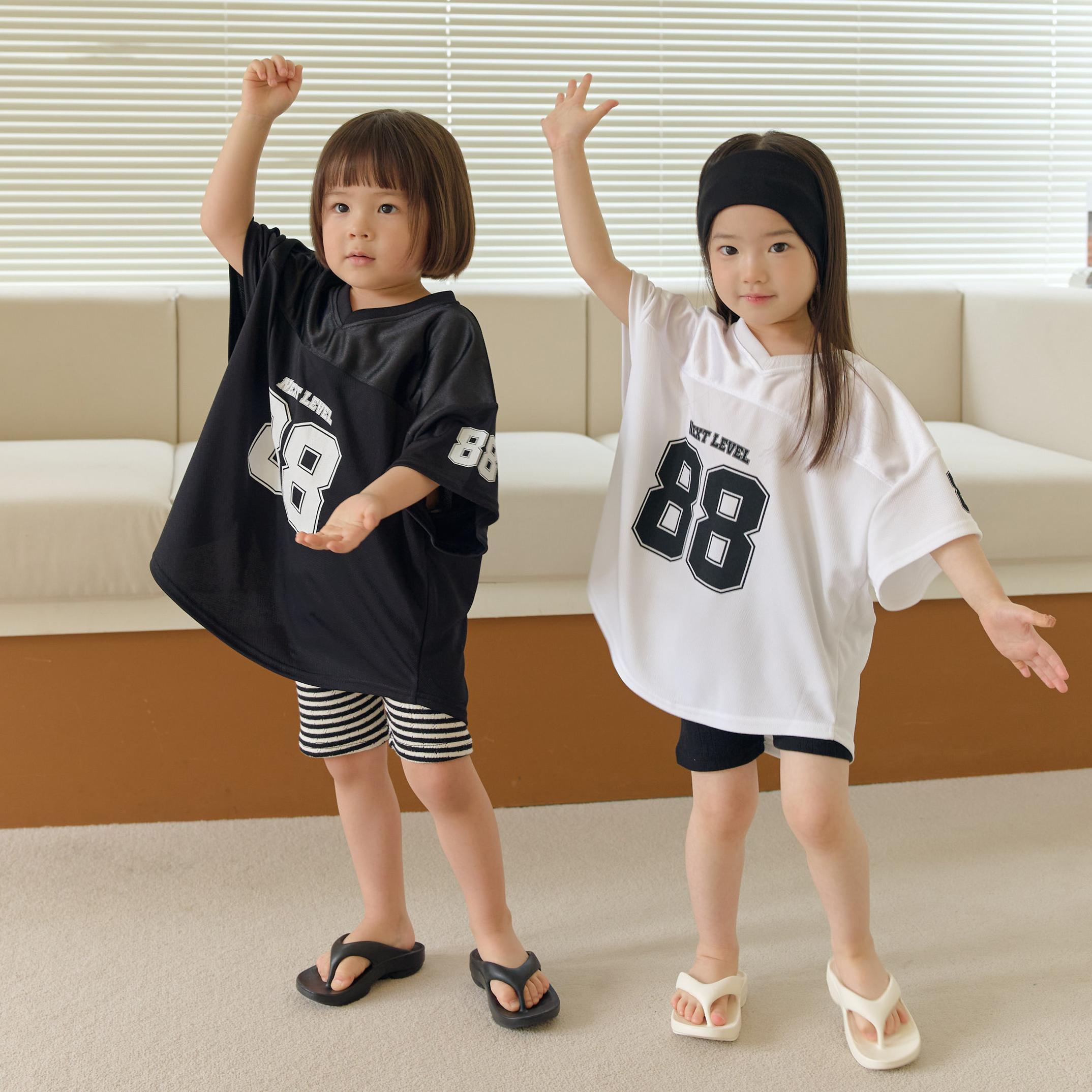 «予約»«ジュニアサイズあり»«daily bebe» メッシュトップス 3colors
