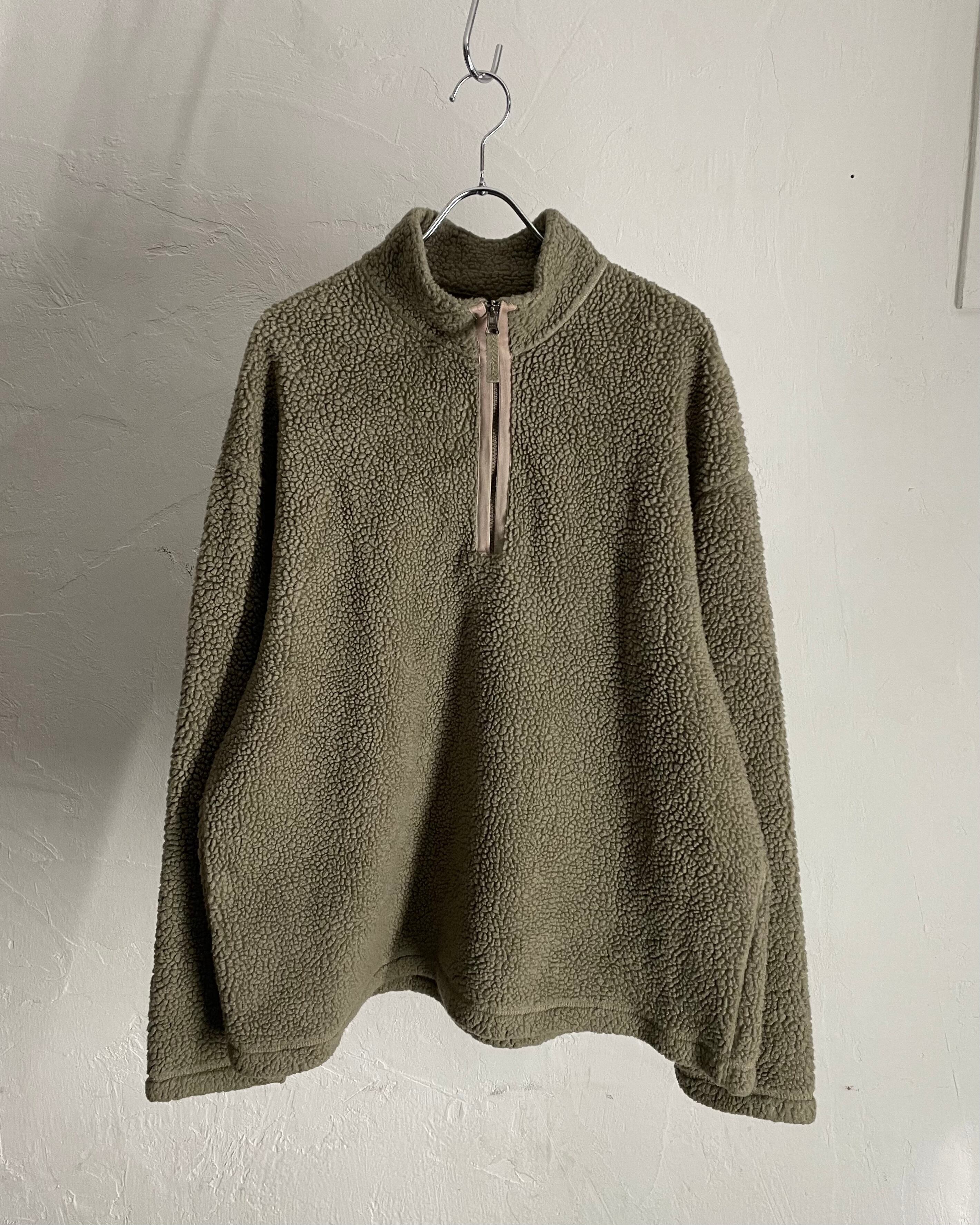 ~00s OLD GAP Half-zip Boa Fleece