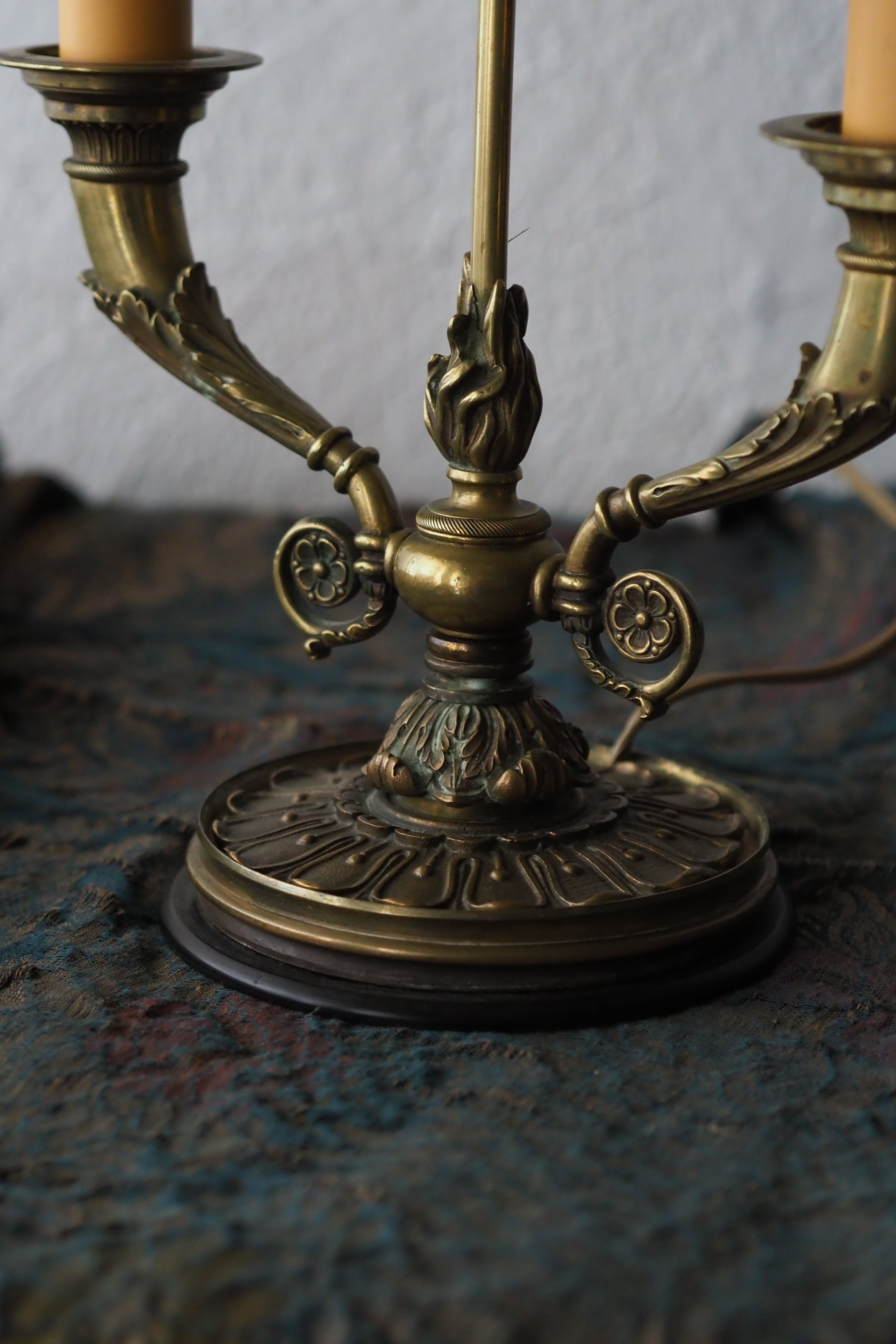 フランス ブイヨットランプ-antique french stand lamp | アンティーク