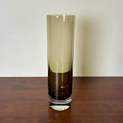 SCANDINVIAN ? SMOKE GLASS VASE from raymor