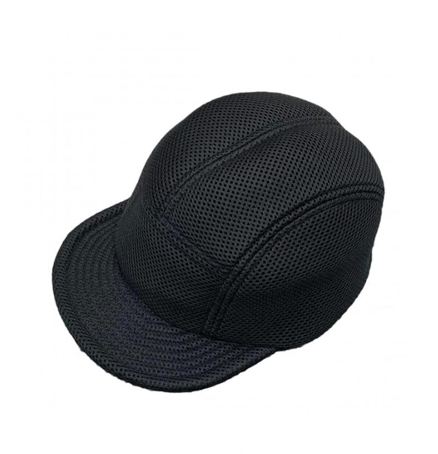 〈 MOUN TEN. 24SS 〉 double russell mesh jetcap / black /