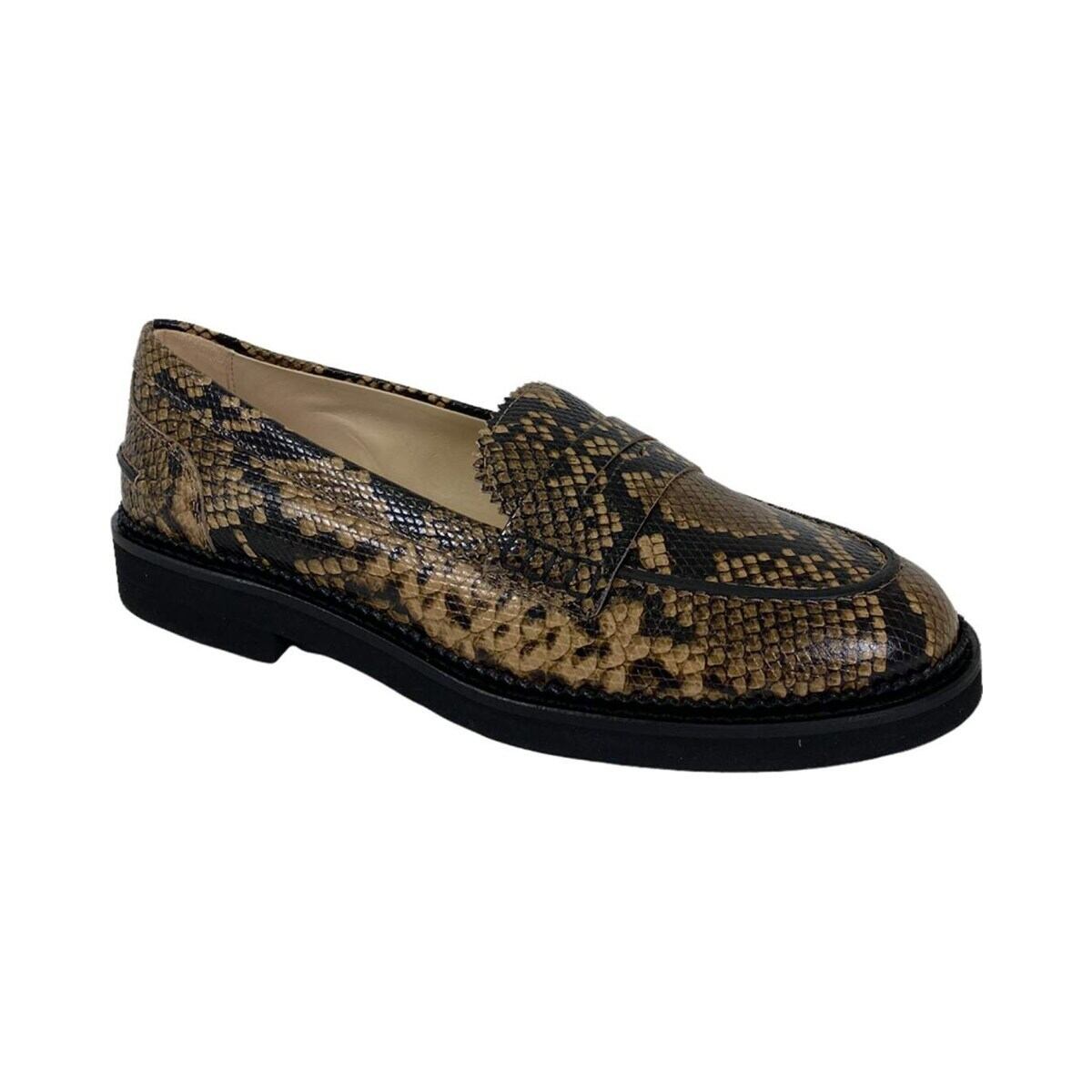 TOD'S トッズ レディース ローファー レザー ブラウン