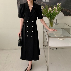 テーラードカラーワンピース　A1751