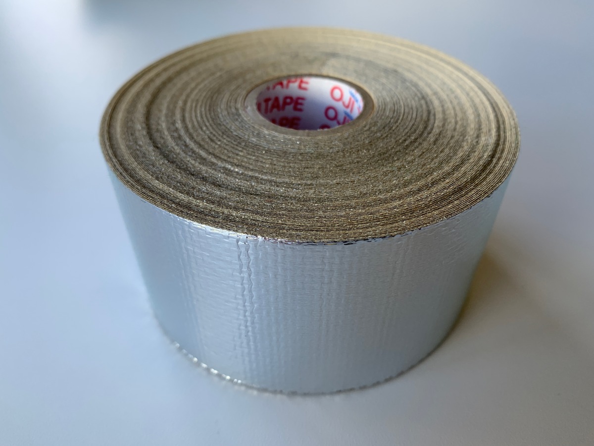 ALGC（アルミガラスクロス）粘着テープ 幅110mm x 20m 王子タック 