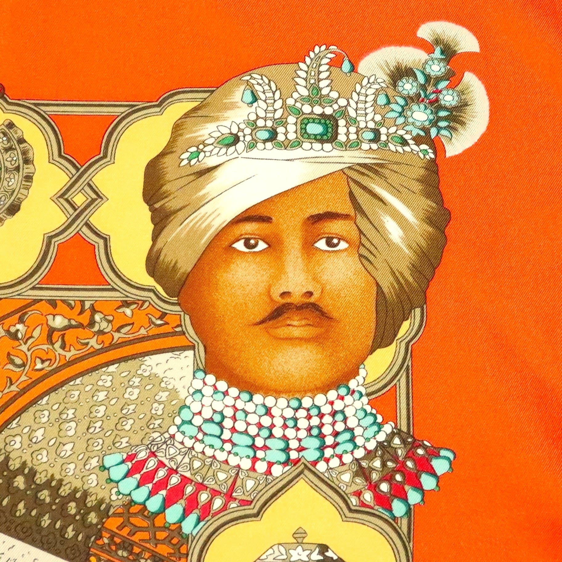 エルメス HERMES/スカーフ カレ90 マハラジャ MAHARAJAS インド 宮廷