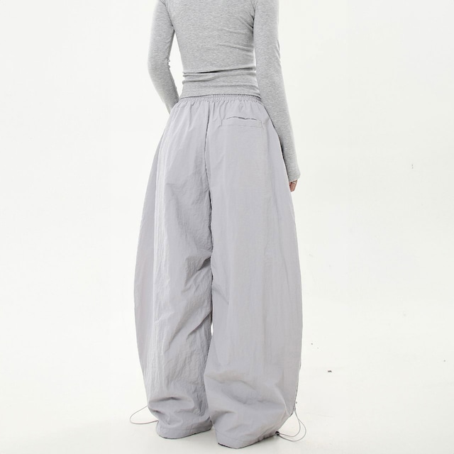 ロゴドローコードワイドパンツ 2col R00881
