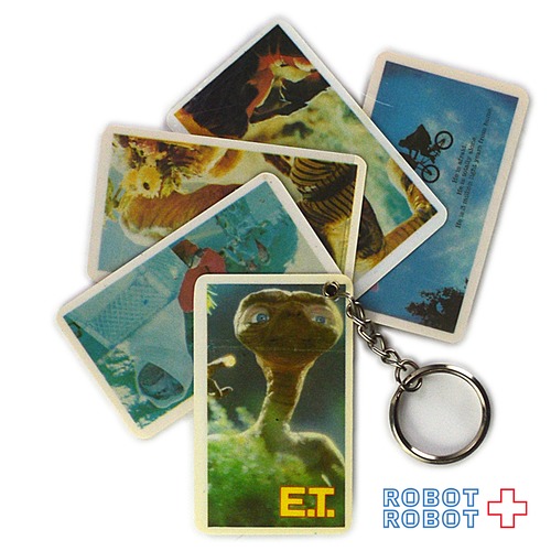 E.T プラスチック・カード・スライド・キーチェーン E.T Plastic Cards Slide Key Chain