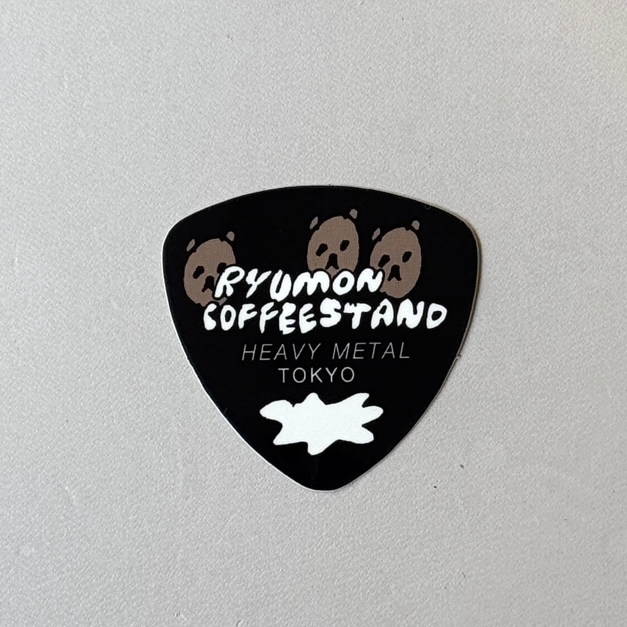 ギターピックステッカー | Ryumon coffee stand