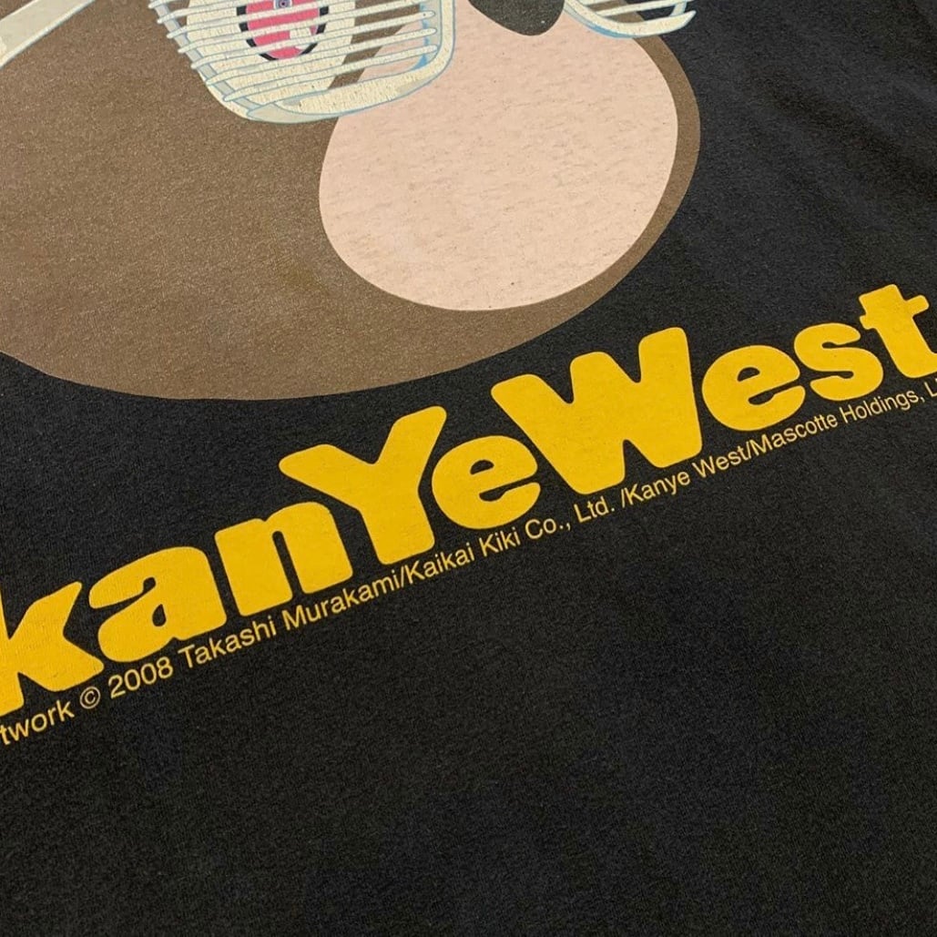 2008s KANYE WEST T-shirt design by Takashi Murakami | What'z up