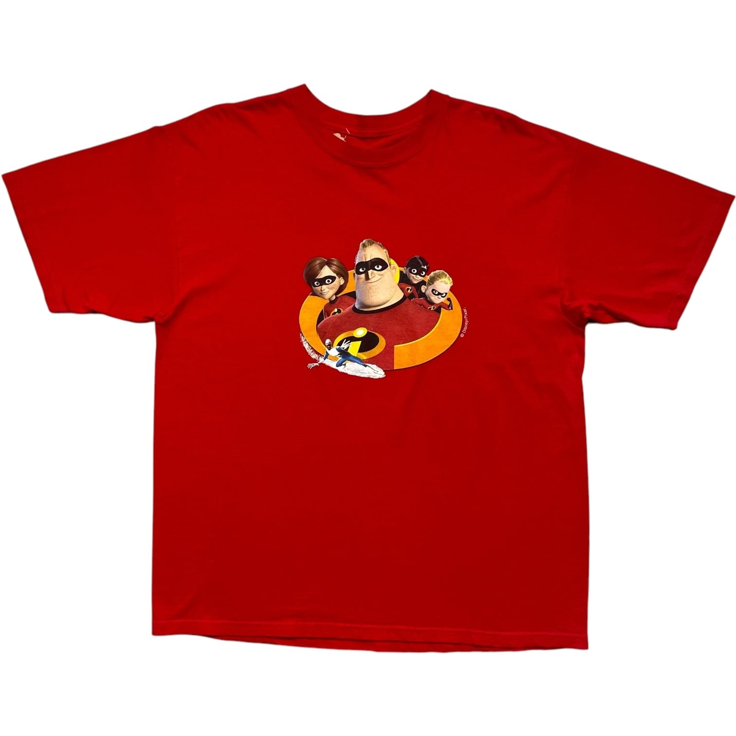 《XL》Disney ディズニー プリントTシャツ Mr.インクレディブル レッド no.6793