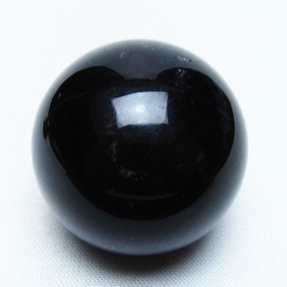 黒水晶 丸玉 34mm モリオン スフィア 置物 一点物 141-8228 | 天然石