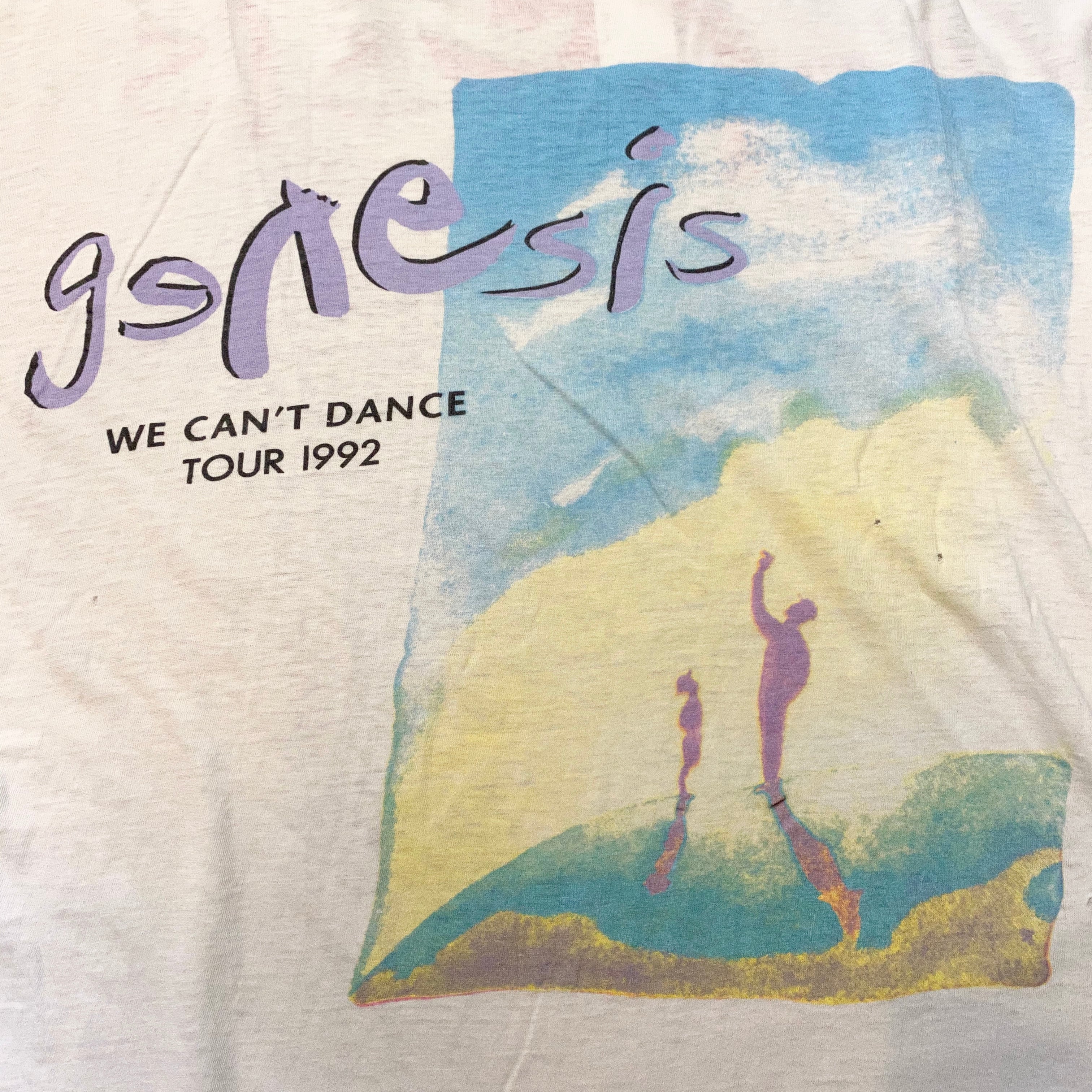 vintage 1992's GENESIS music tee “we can't dance” | NOIR ONLINE