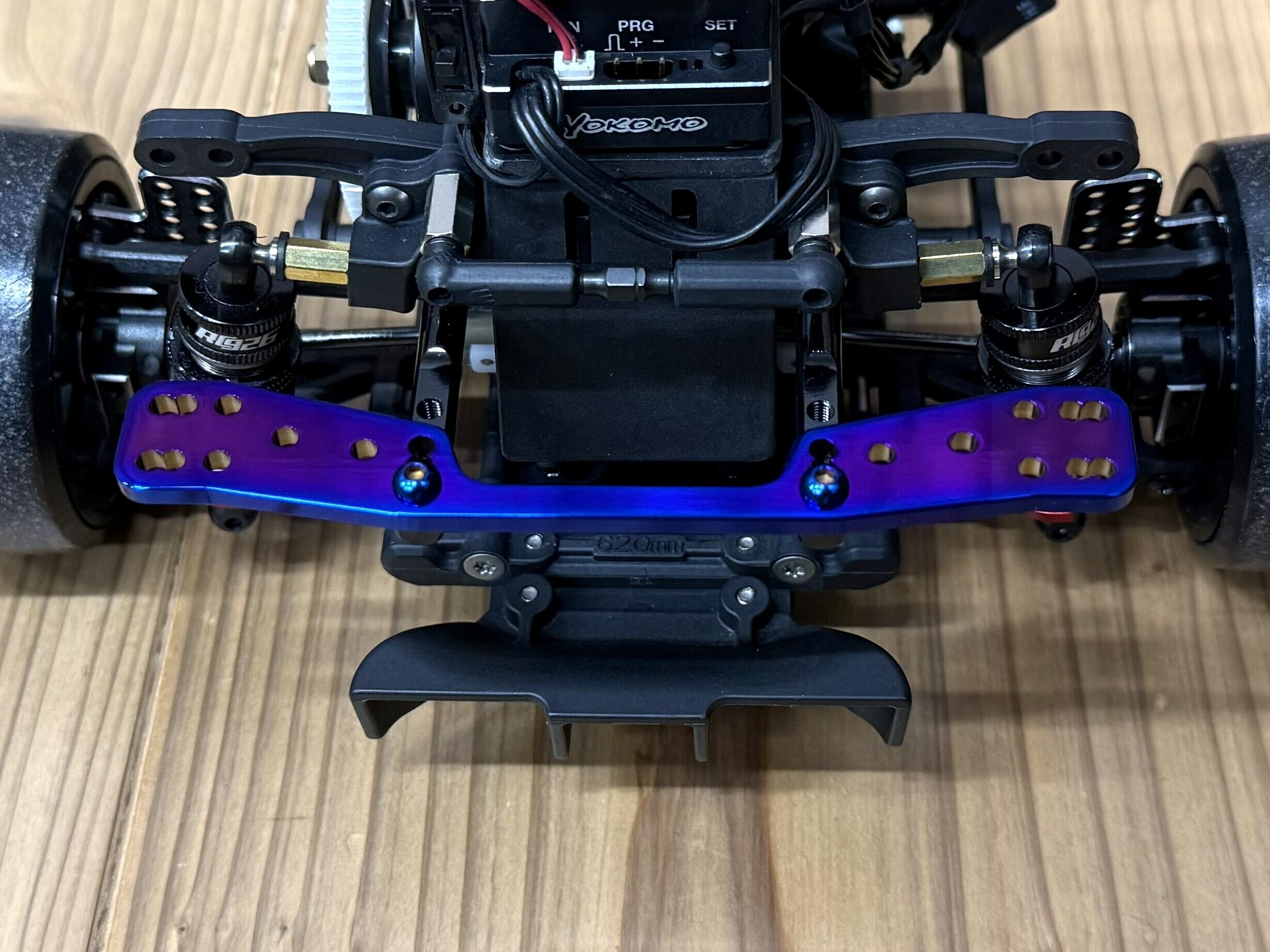 RC926】64チタン【焼き色付き】リアボディマウント RDX用 KN-RDX04