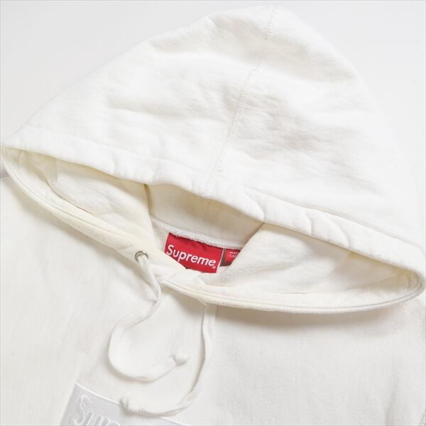 SUPREME AW Tonal Box Logo Pullover 白