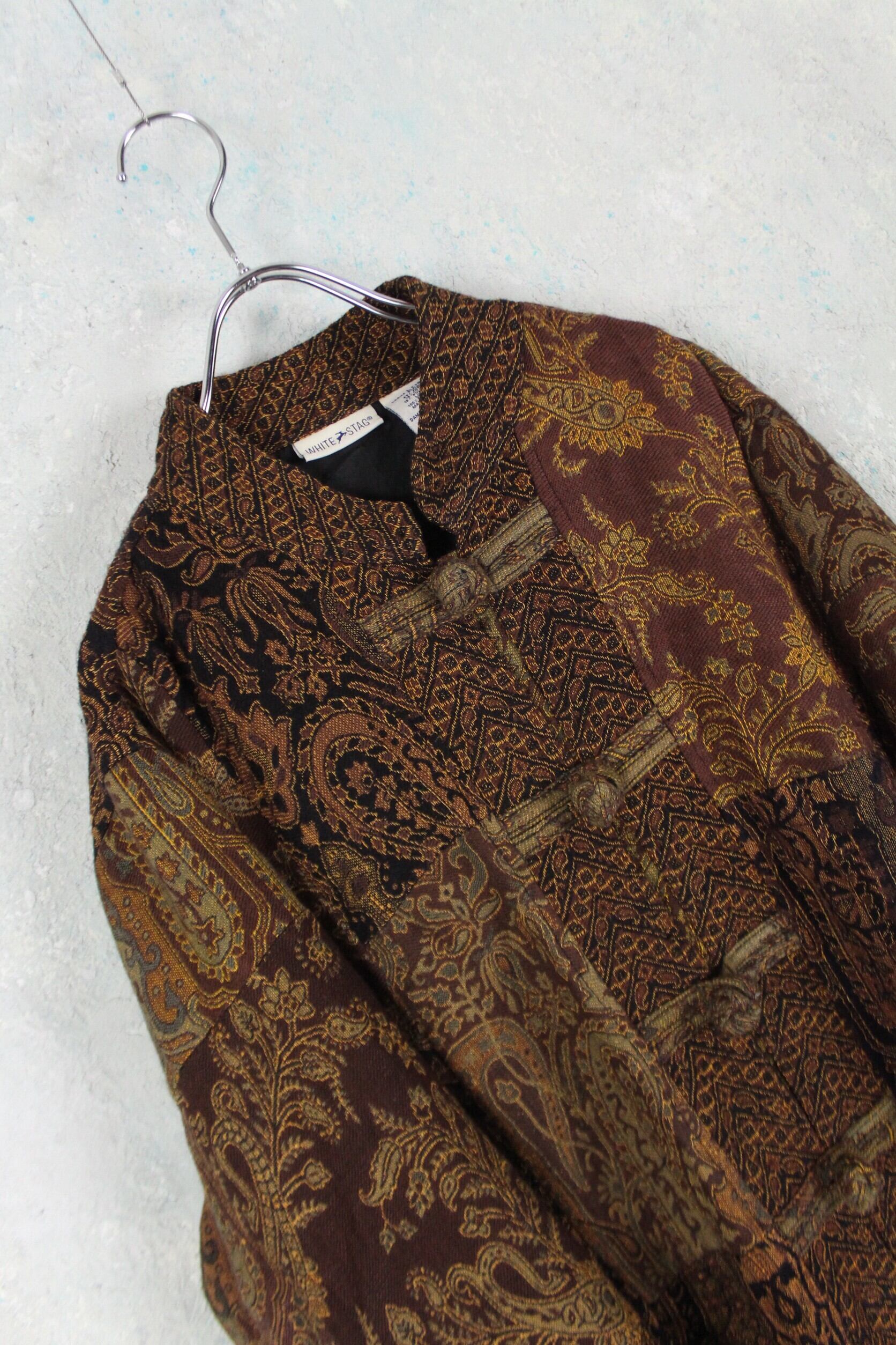 1990's WHITE STAG ゴブランチャイナジャケット MADE IN INDIA【CU