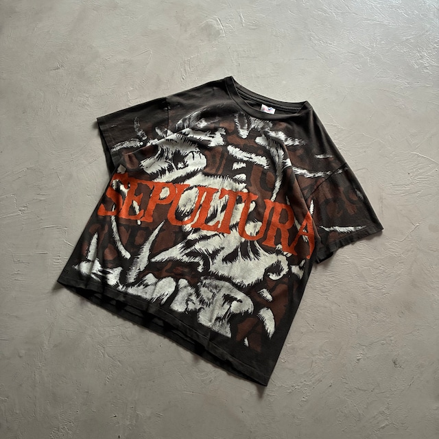 -SEPULTURA- 90's full graphic T-shirt