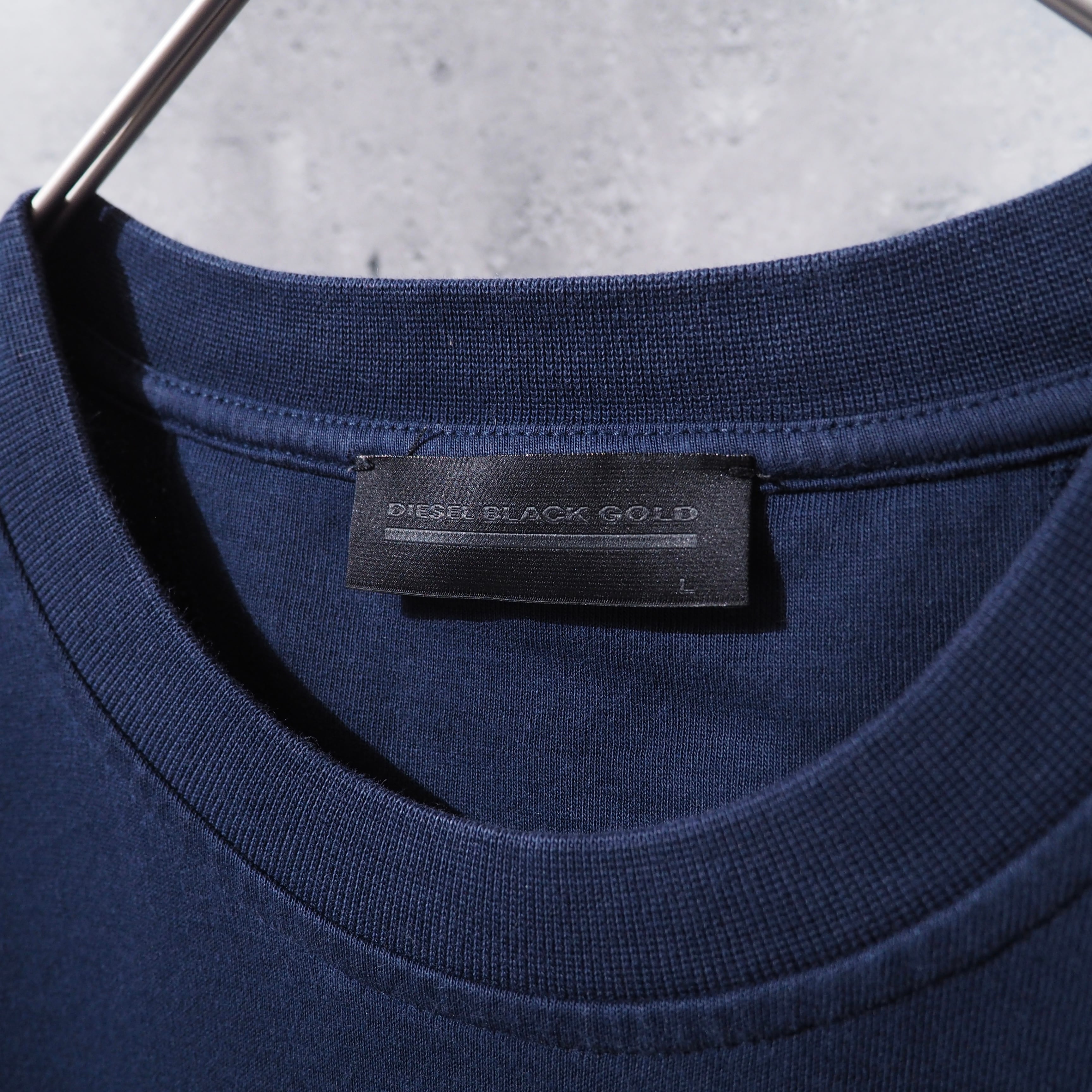 " DIESEL Black Gold " Graphic printed Long sleeve Sweat Tee