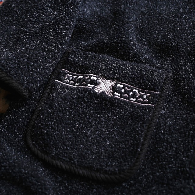 reversible design boa fleece switching jacket