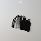 韓国子供服 / LINDO / ポンポンキャミソール＋カーディガンセット / 秋服 *XS~XL*