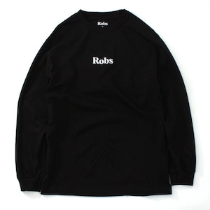 ROBS ORIGINAL LOGO L/S TEE / BLACK×WHITE