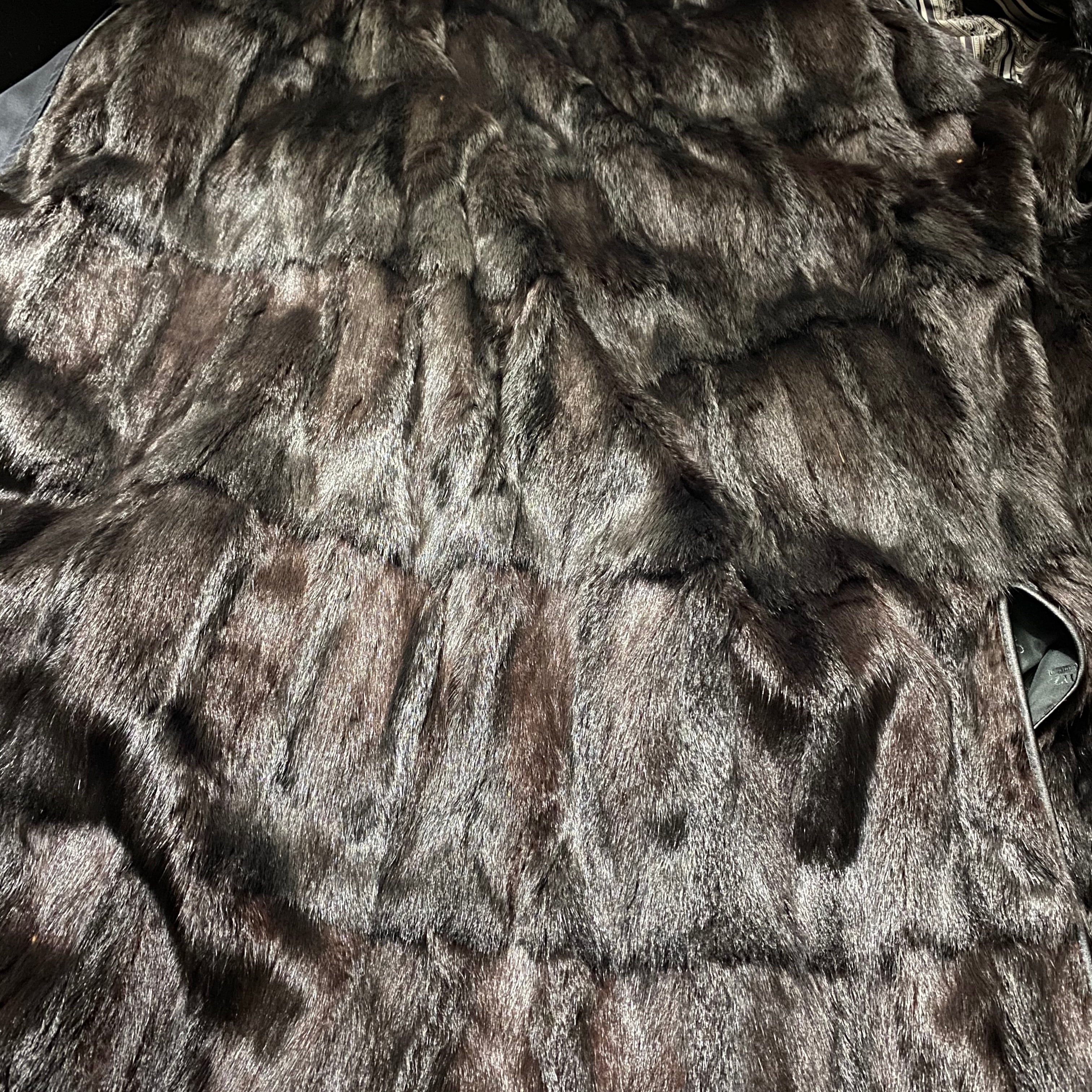ZILLI silk coat with fur liner | NOIR ONLINE