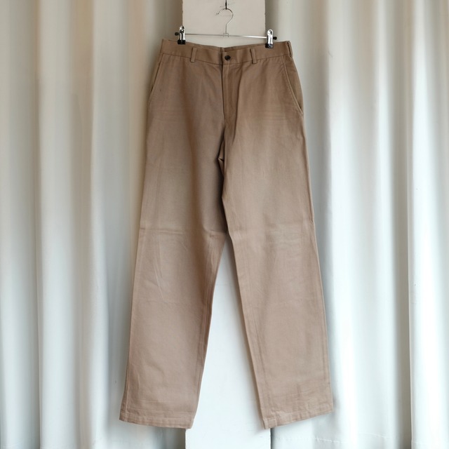 COMME des GARCONS HOMME 02SS COTTON TWILL PANTS
