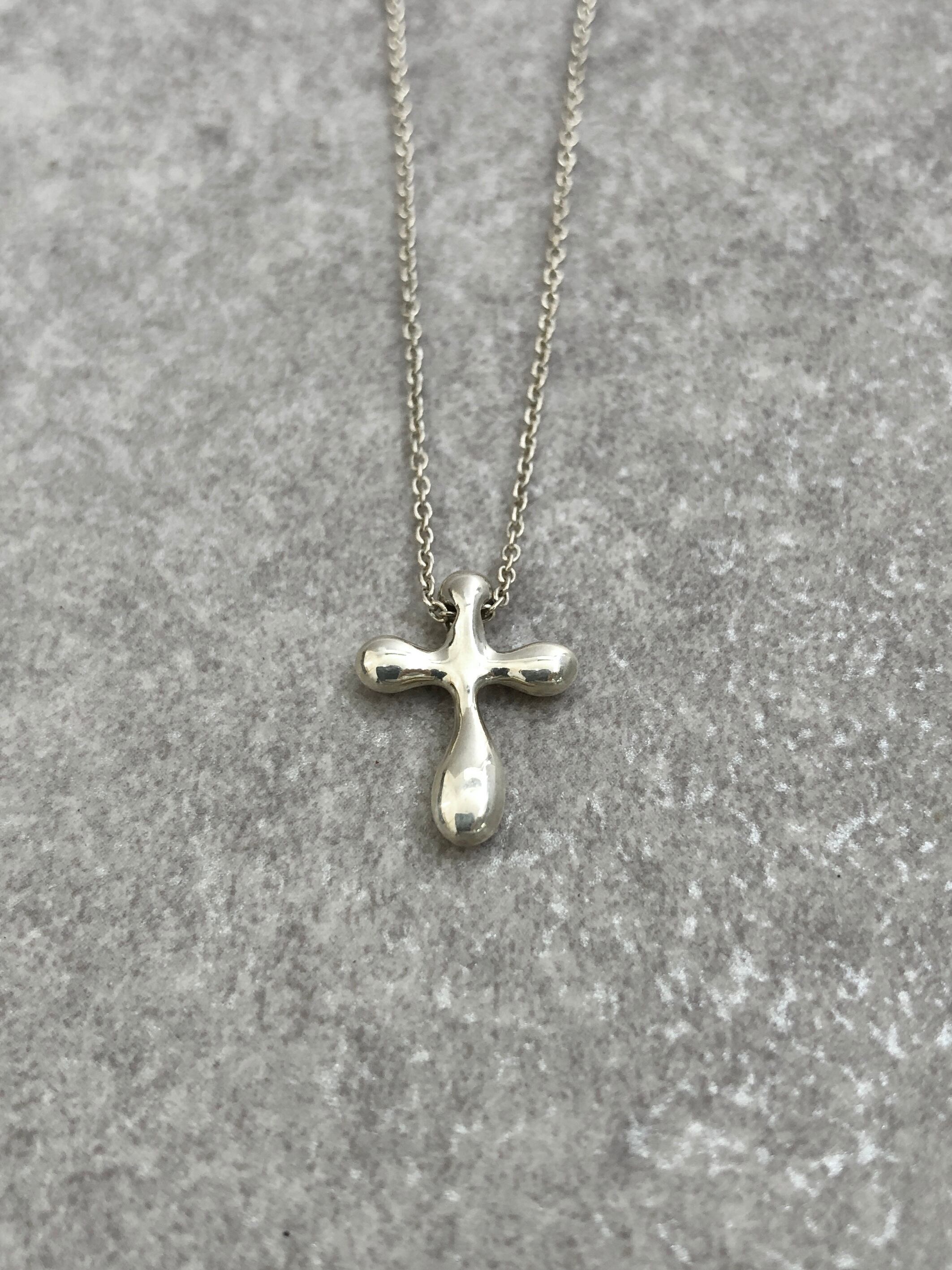 Tiffany & Co. ティファニー ネックレス シルバー クロス 925 vintage