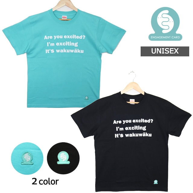 【選べる２色/英字デザイン】オリジナル Tシャツ メンズ レディース ユニセックス  エンゲージメントカード