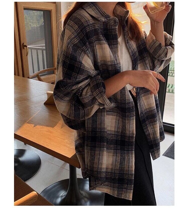 ビッグチェックシャツ