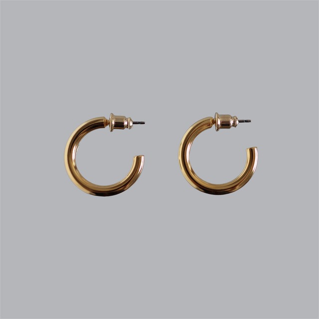 【Hoop small】 pierce / gold