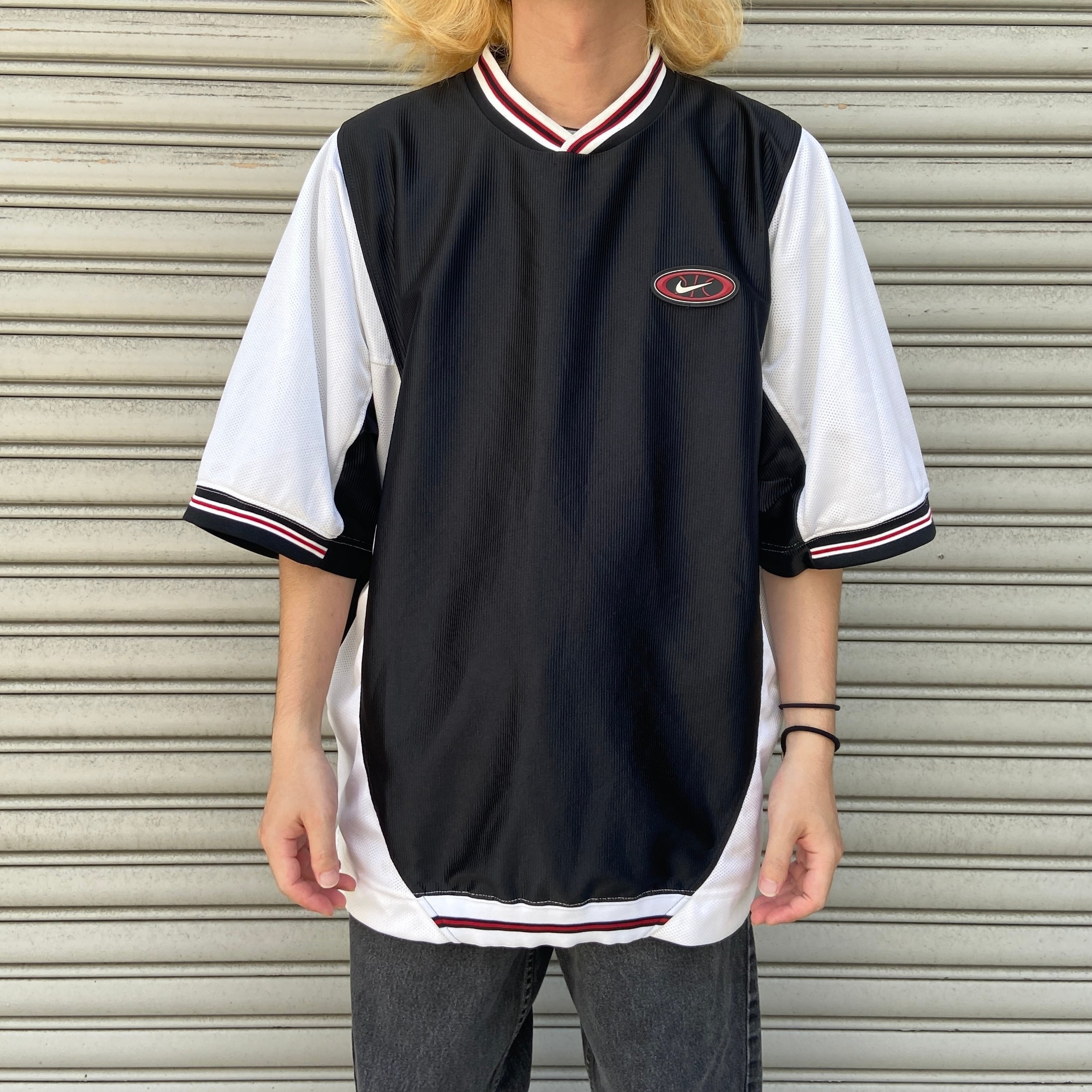 90s NIKE ナイキバスケ ゲームTシャツ スウォッシュロゴ