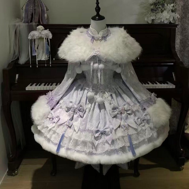 チャイナファトリムロリィタドレスセットアップ：フルセット