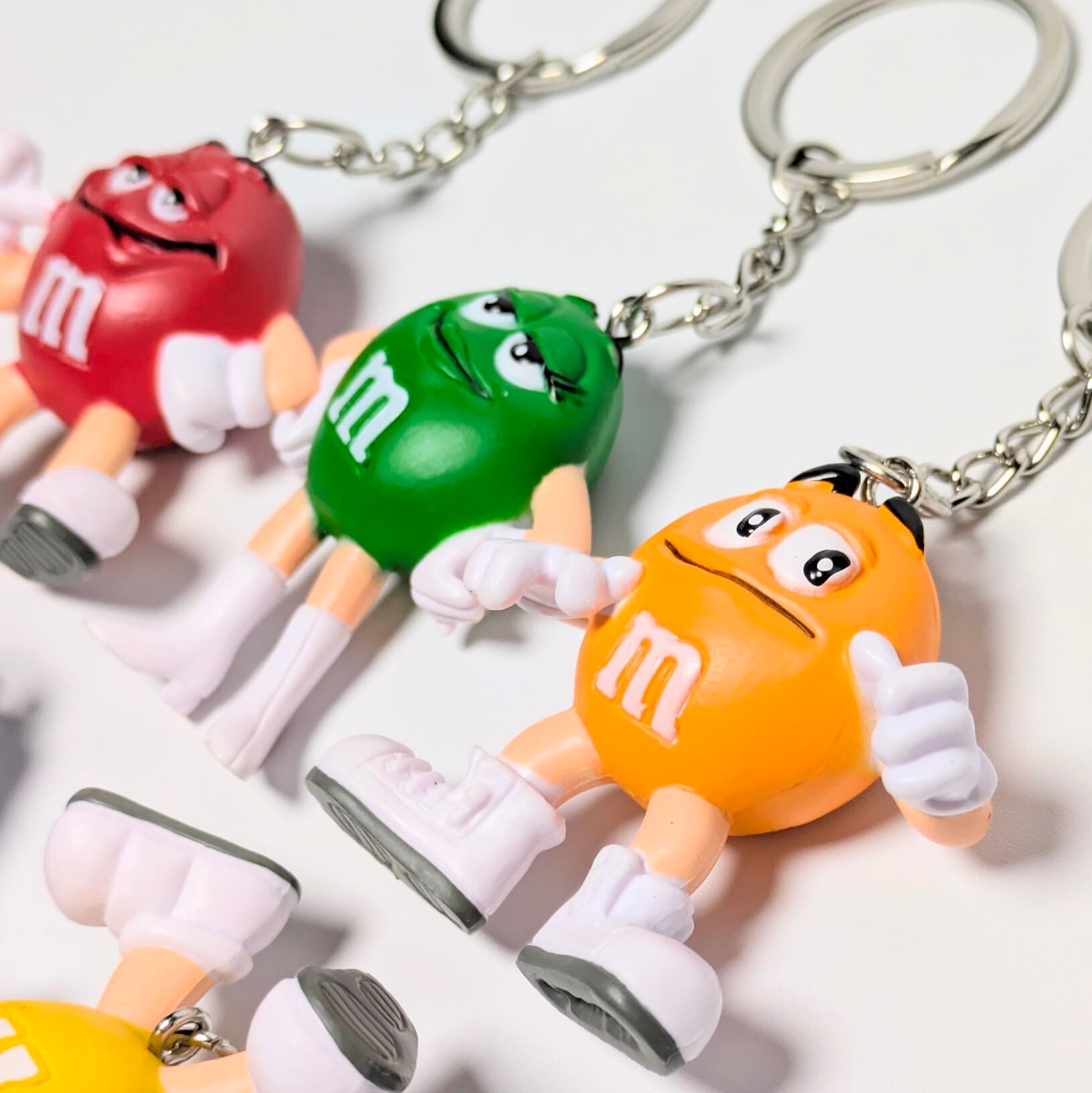 【 m&m's(エムアンドエムズ) 】 PVCミニフィギュアキーホルダー単品 〚アメリカン雑貨 アメトイ〛