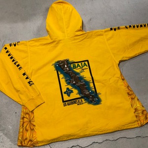 ⊕⊕MADE IN MEXICO F/Z FOODED JACKET YELLOW