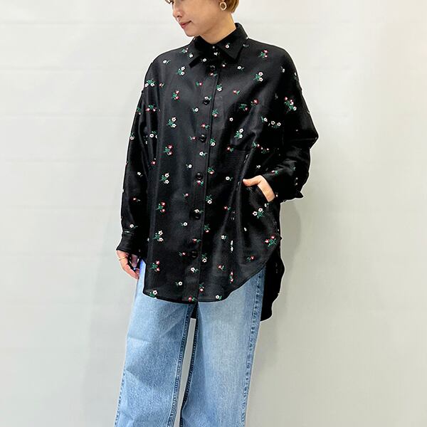 TICCA(ティッカ) フラワーエンブロイダリーシャツブルゾン 2023春夏新作 [送料無料] | BIEN MORE Net Store  ファッション レディース セレクトショップ　 powered by BASE
