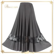 社交ダンス 衣装 スカート レッスンウェア ブラック系 黒 フォーマル 練習着 ステージ衣装 ピアノ 発表会 謝恩会 透け感 花柄 シンプル レース フラワー 刺繍風 透け スカート丈 ミモレ丈 ミディ丈 フレア Aライン ゴムウエスト 伸縮 ダンス レッスン ステージ 舞台 コンサート きれいめ 大人可愛い フォーマルドレス風 モノトーン ブラックフォーマル シンプルデザイン 無地感 花柄レース切替 上品 体型カバー 綺麗めコーデ カジュアルフォーマル 競技会 練習用 ピアノ演奏会 音楽会